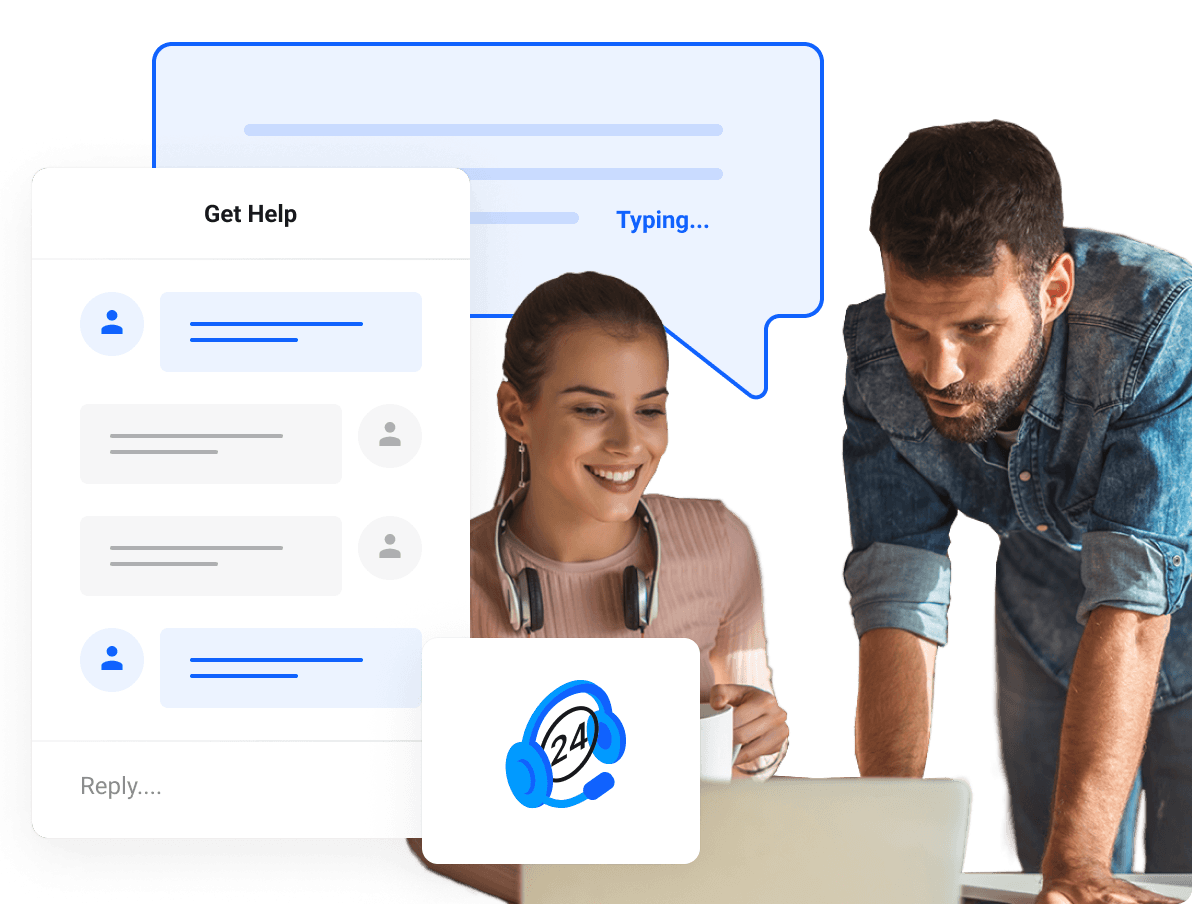 ¡Nuestro equipo técnico está aquí para ayudarle 24 horas al día, 7 días a la semana!